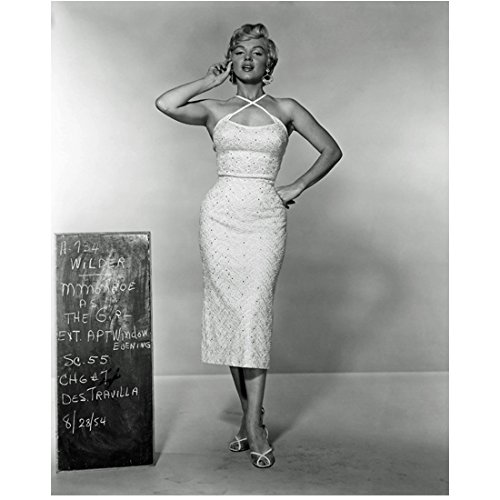 Seven Year Itch Marilyn Monroe White Halter Dress Costume Screen